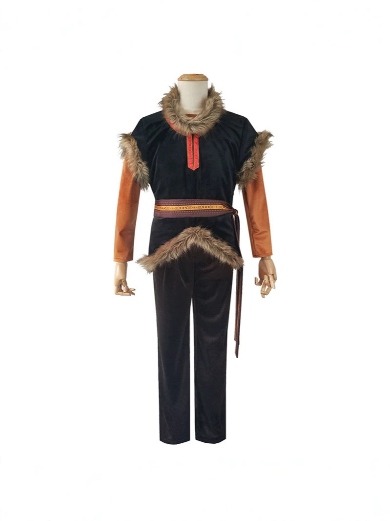 Outdoor Adventure Movies - Frozen 2 Kristoff Cosplay Costume Khaki