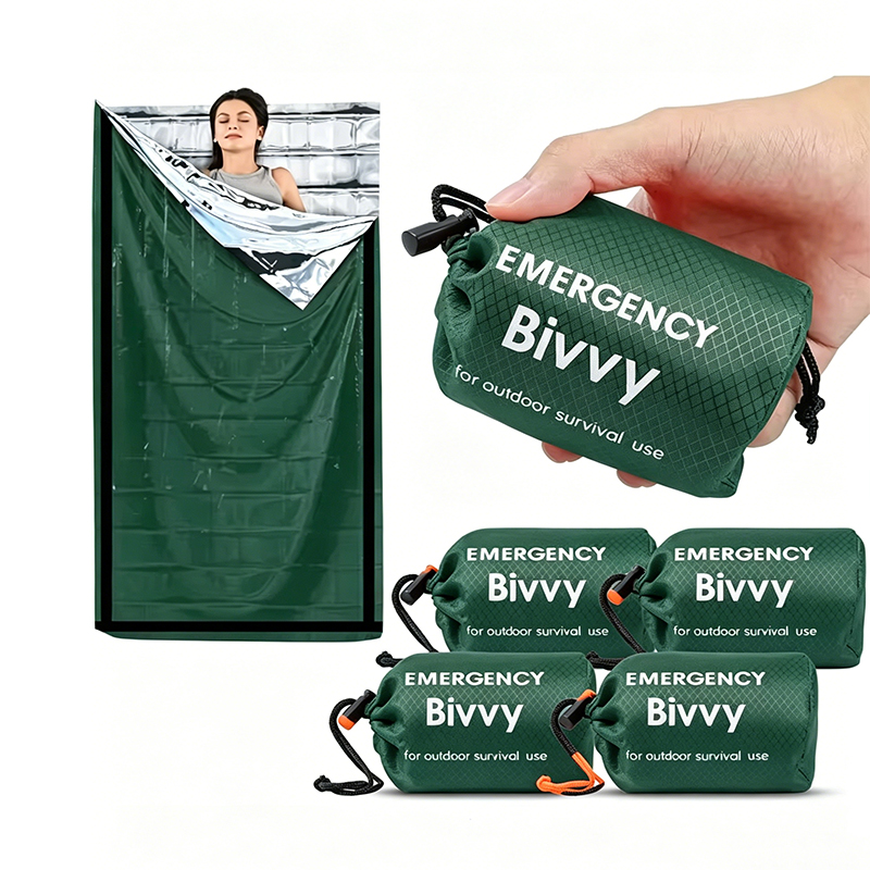Bivy Sack Lightweight - Emergency Sleeping Bag Survival Blanket Thermal