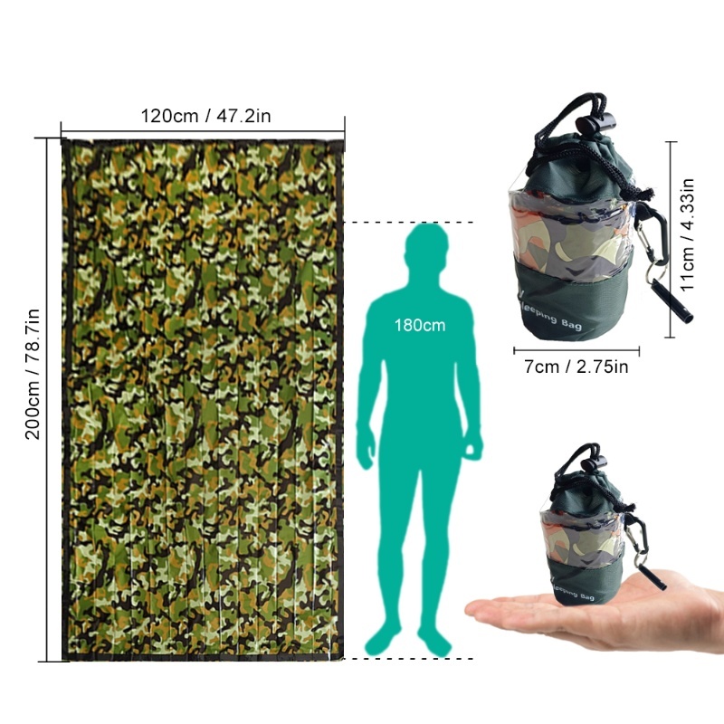 Emergency Sleeping Bag For 1-2 - đánh giá và giá Bivy Sack Lightweight