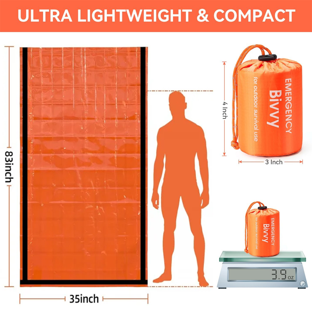 Emergency Sleeping Bag Surviva - đánh giá và giá Bivy Sack Lightweight
