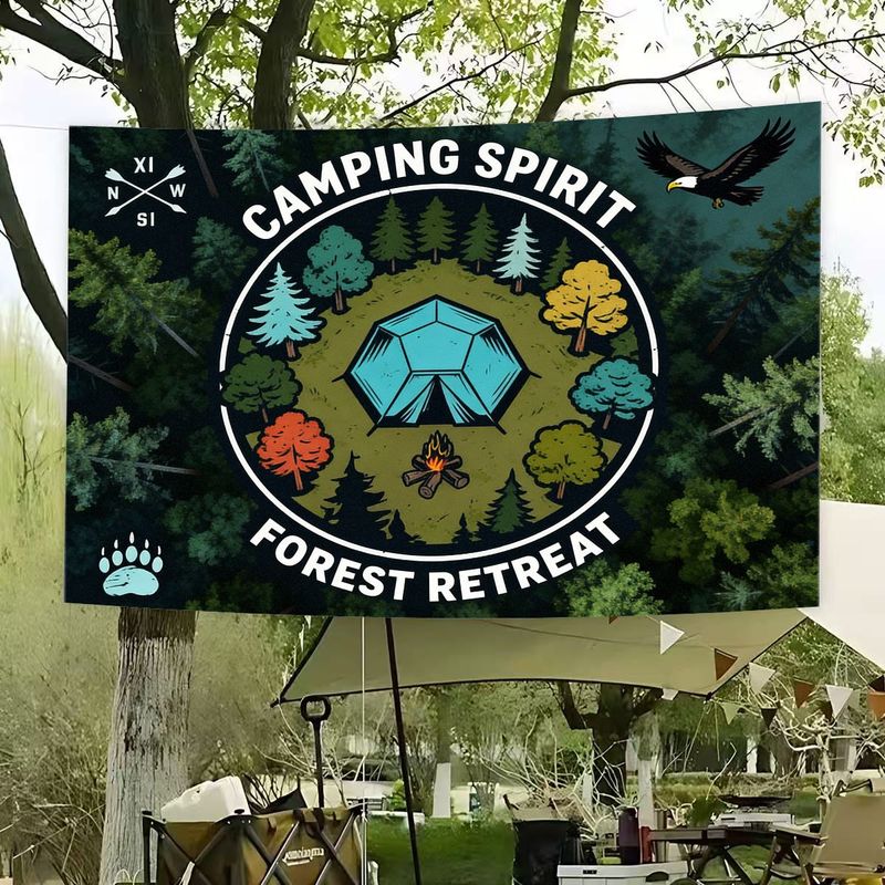 VIKAMA Camping Spirit Tapestry - đánh giá và giá Outdoor Adventure Retreats
