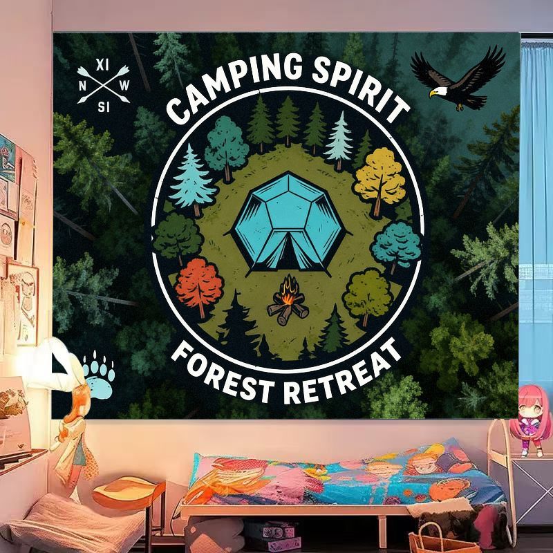 VIKAMA Camping Spirit Tapestry - đánh giá và giá Outdoor Adventure Retreats