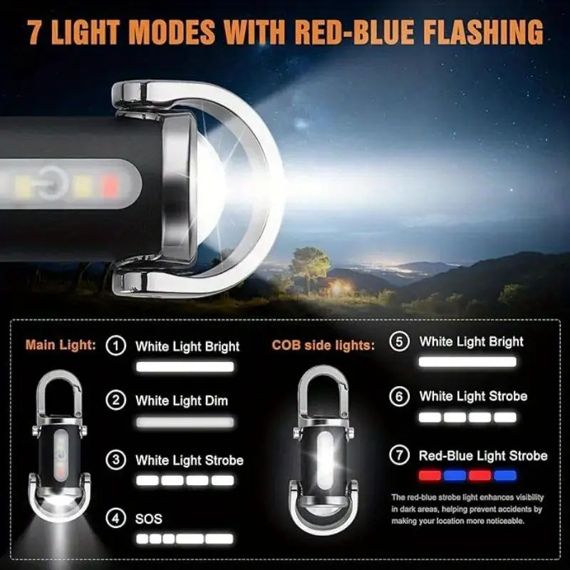 Mini LED Keychain Light Multif - đánh giá và giá Outdoor Adventure Activities